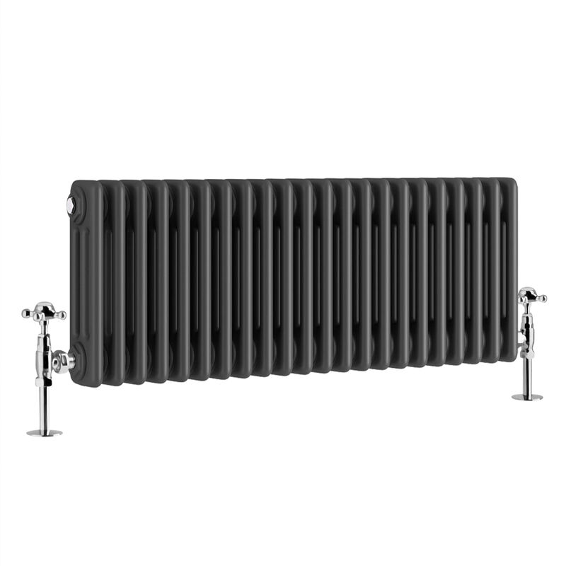 Image of Traditional Triple Anthracite Radiator 300x1010mm -&hellip;