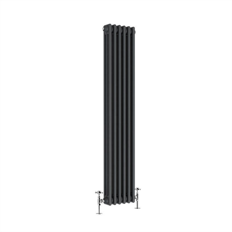 Image of Warmehaus - Traditional Triple Anthracite Radiator&hellip;