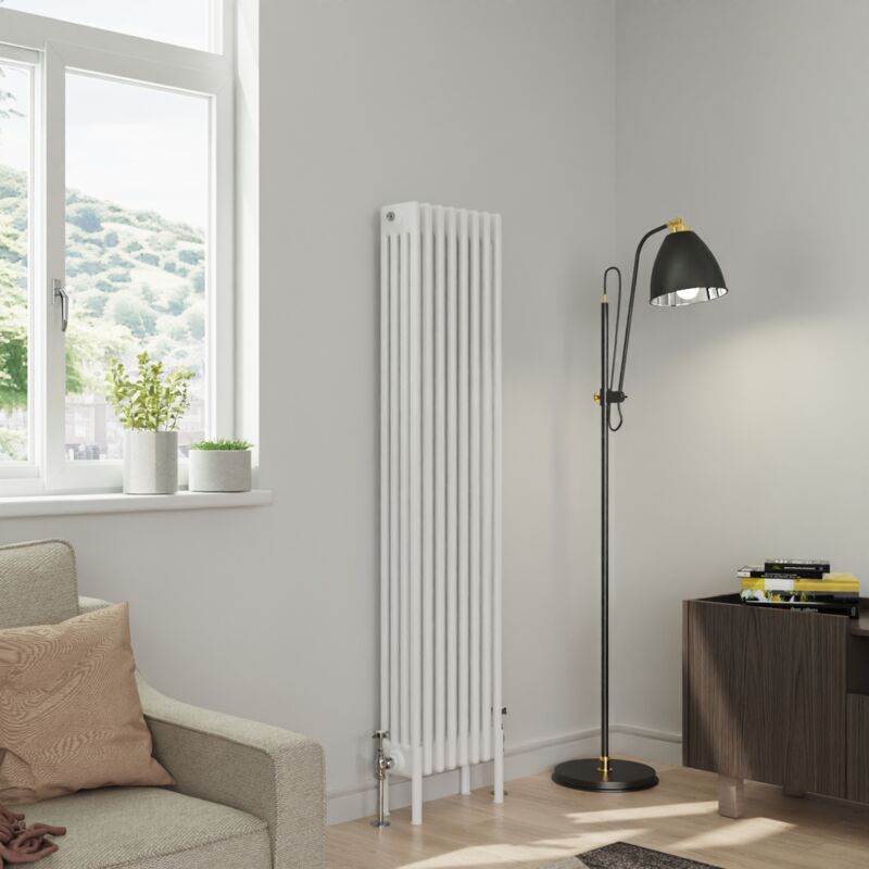 Image of Warmehaus Traditional 4 Column White Radiator&hellip;