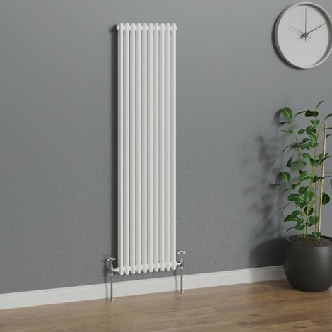 WarmeHaus Traditional Radiator White Double Column 1800x470mm