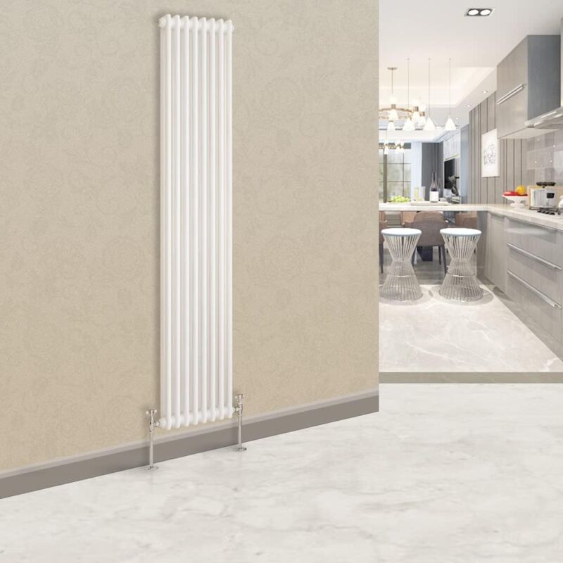 Image of Warmehaus - White Traditional Vertical Radiator&hellip;