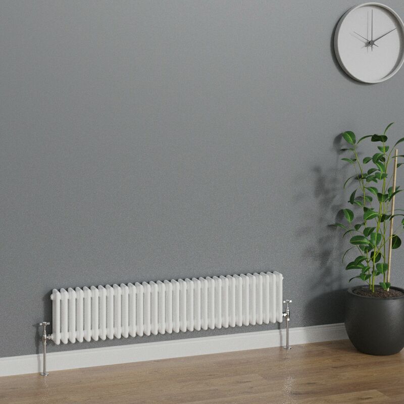 Image of Warmehaus - Traditional Radiator White Triple&hellip;
