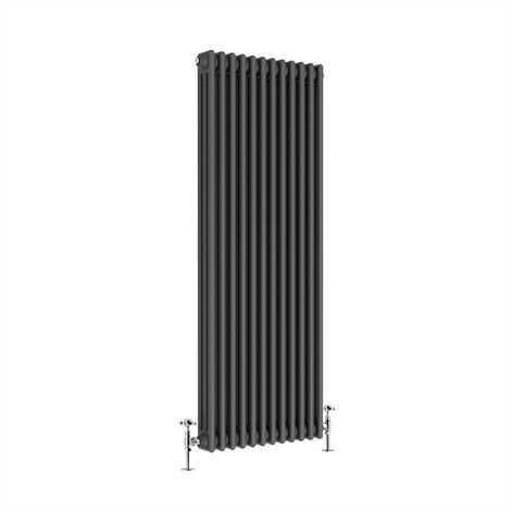 Warmehaus Traditional Triple Anthracite Radiator 1500 x 560mm