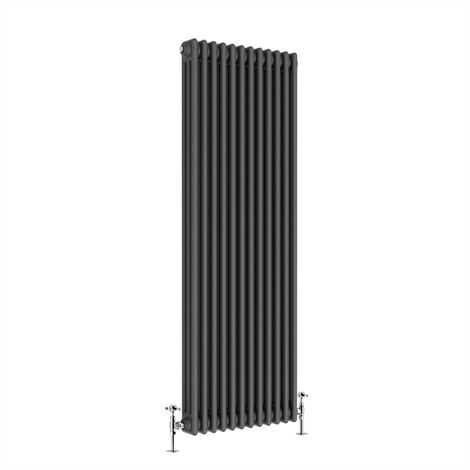 Warmehaus Traditional Triple Anthracite Radiator 1800 x 560mm