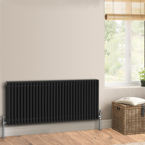 Warmehaus Traditional Triple Column Black Radiator 600x1460mm