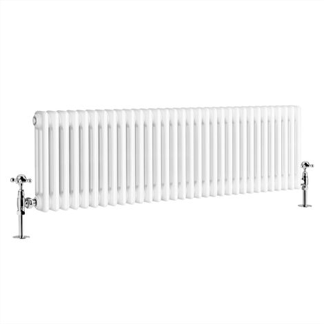Warmehaus Traditional Triple Column White Radiator 300 x 1460mm