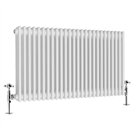 Warmehaus Traditional Triple Column White Radiator 600 x 1190mm