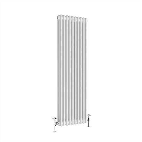 Warmehaus Traditional Triple White Tall Radiator 1500 x 470mm