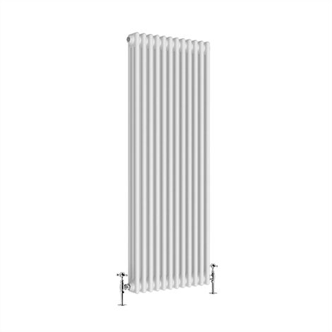 Warmehaus Traditional Triple White Tall Radiator 1500 x 560mm