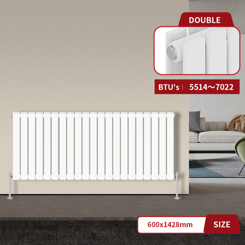 Image of Warmehaus - Flat Panel Radiator White&hellip;