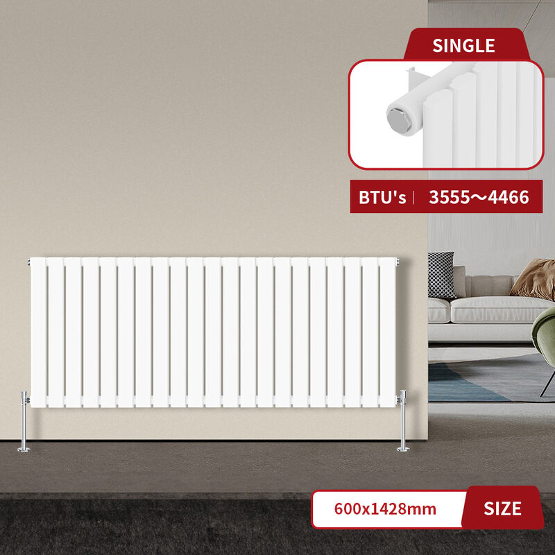 Image of Warmehaus - Flat Panel Radiator White&hellip;