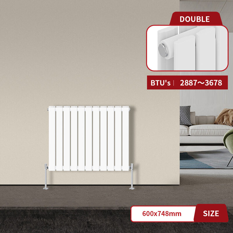 Image of Warmehaus - Flat Panel Radiator White&hellip;