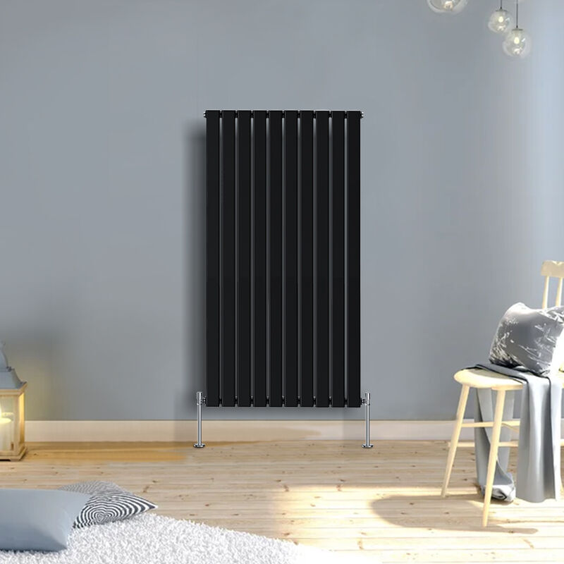 Image of Warmehaus - Flat Panel Radiator Black&hellip;