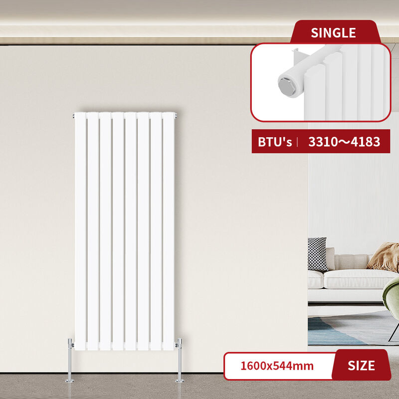 Image of Warmehaus - Flat Panel Radiator White&hellip;