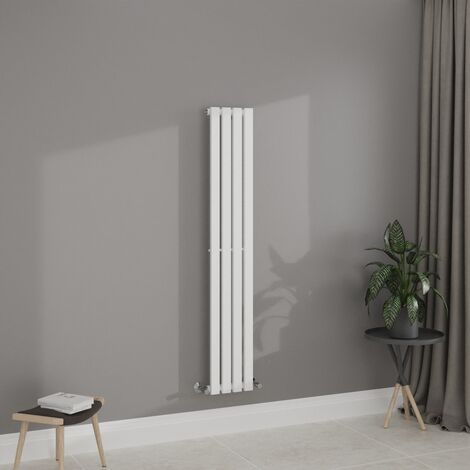 WarmeHaus White 1600x270mm Vertical Radiator Single Flat Panel