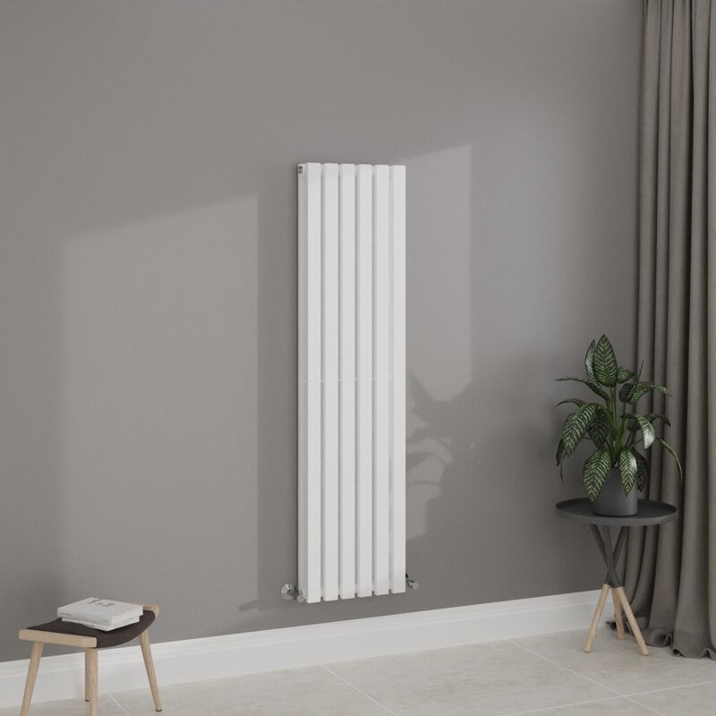 Image of Warmehaus - White 1600x410mm Vertical Radiator&hellip;