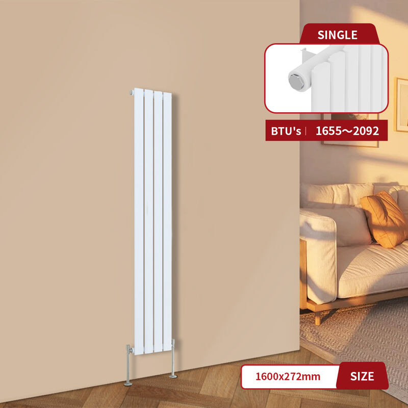 Image of Warmehaus - White Central Heating Radiator&hellip;