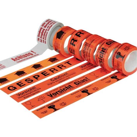 Warn-Klebeband 50mmx66m-Gesperrt