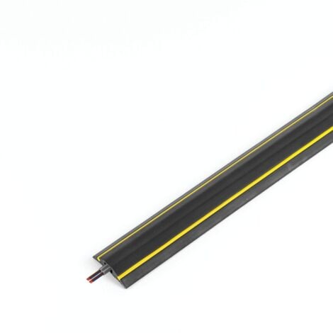 Vulcascot Warning Profile HAZ/1 9MBLK/YLW Cable Protector