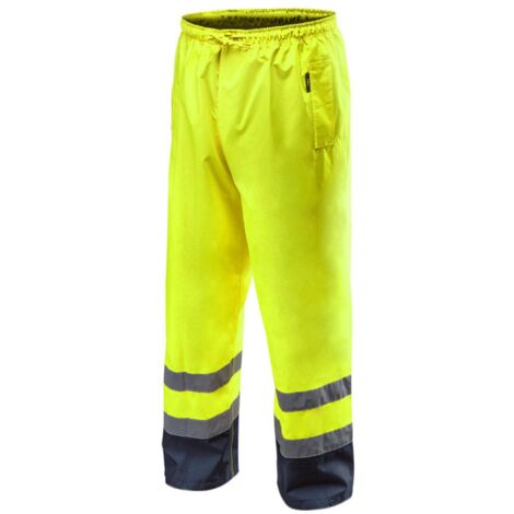Warnschutz Regenhose EN ISO 20471 neongelb S