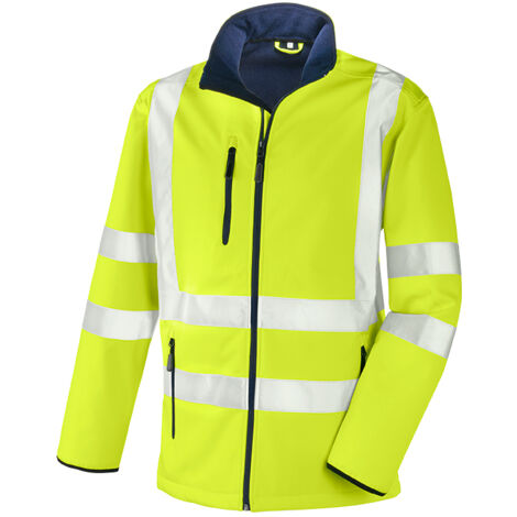 Warnschutz-Softshelljacke NIAGARA leuchtgelb Größe M