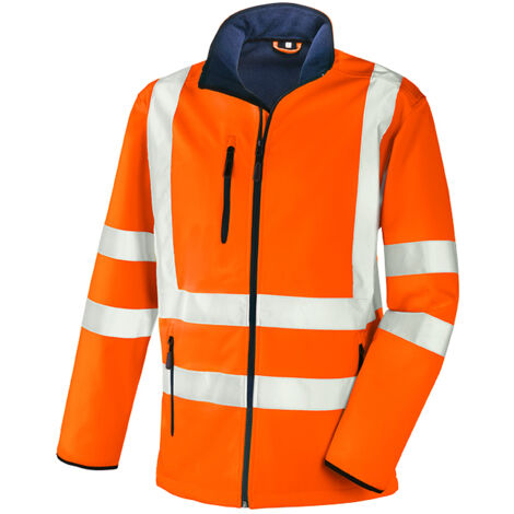 Warnschutz-Softshelljacke NIAGARA leuchtorange Größe L