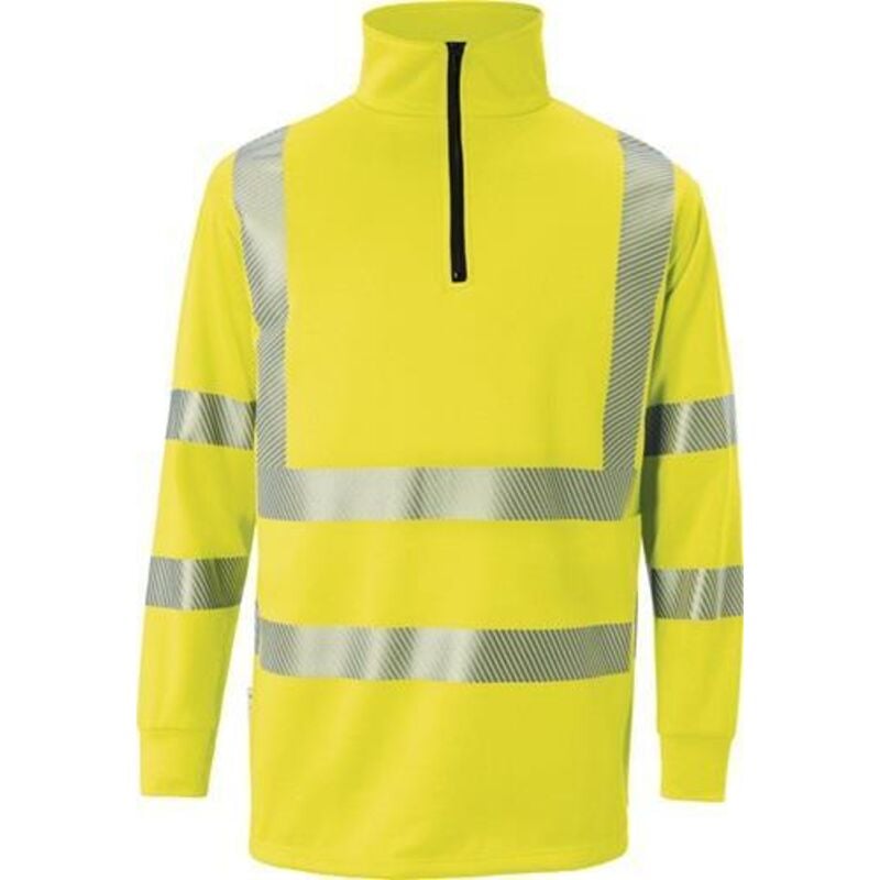 Kübler Zip-Sweatshirt reflectiq psa 2 5046 warngelb Gr. l