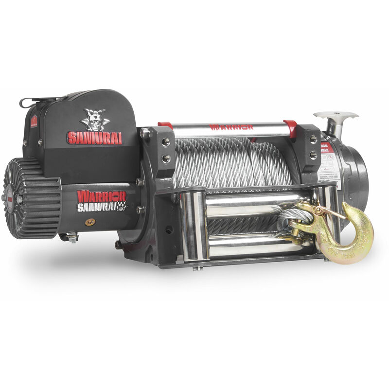 Warrior Winches - warrior winch 17500 samurai 12v Electric Winch With Steel Cable