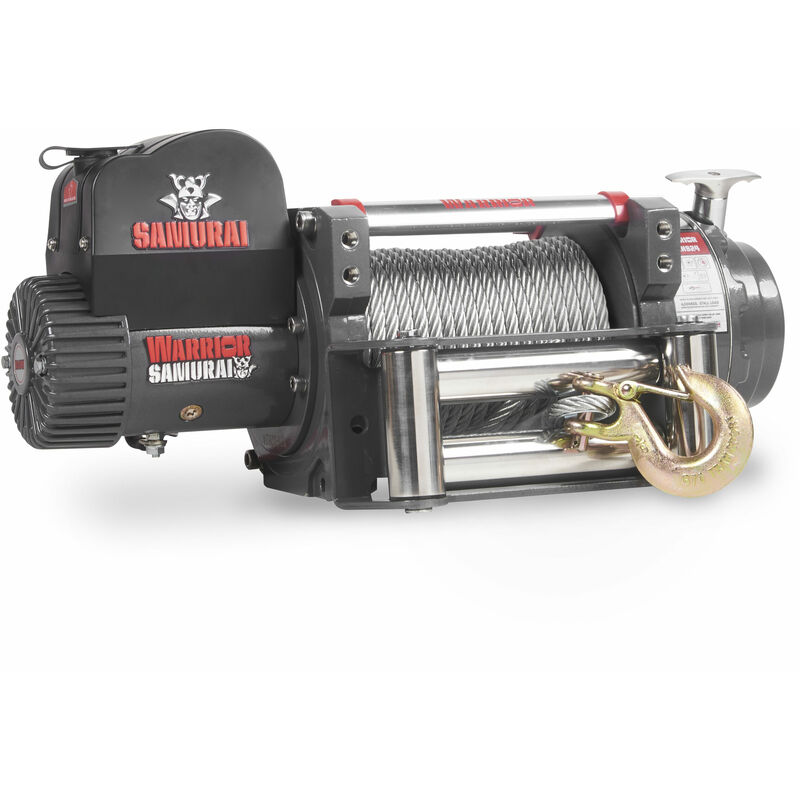 Warrior Winches - warrior winch 4000EN 24v Electric Winch With Steel Cable