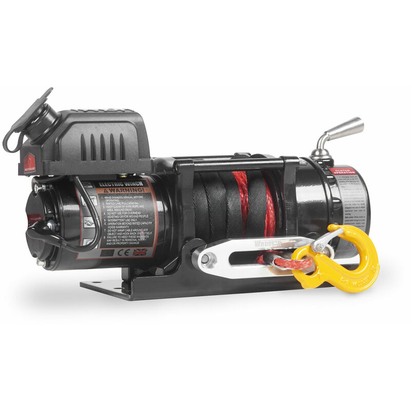 Warrior Winches - warrior winch 4500 Ninja 12v Electric Winch With std red Rope