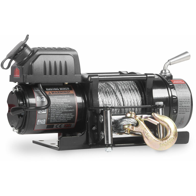 Warrior Winches - warrior winch 4500 Ninja 12v Electric Winch With Steel Cable