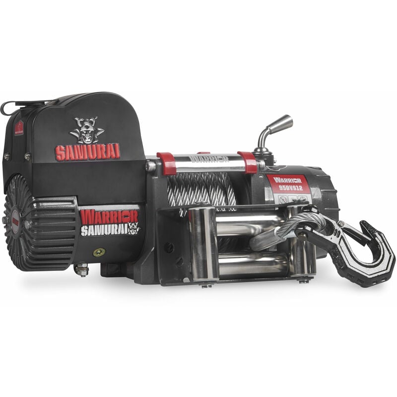 WARRIOR WINCH 9500 V2 Short Drum Samurai 12v Electric Winch with Steel Cable