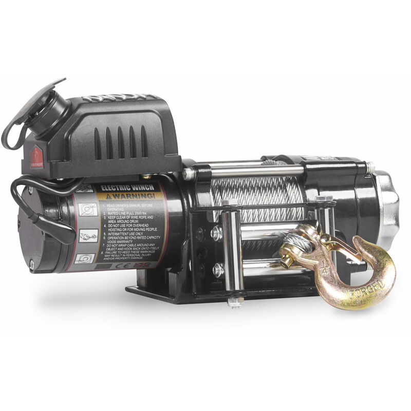 Warrior Winches - warrior winch Ninja 2500A 24v Electric Winch With Steel Cable