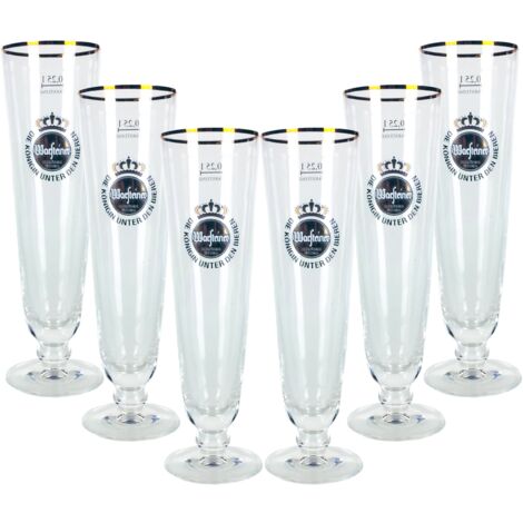 Warsteiner - Lot de 6 verres tulipe 25 cl