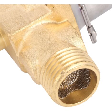 Wartungsteil für Urinkatheter – 6-V-Kupfer-Magnetventil mit einstellbarem Keramikventil – Typ C – Abmessungen 15 mm/20 mm (G1/2") – 100 % neu