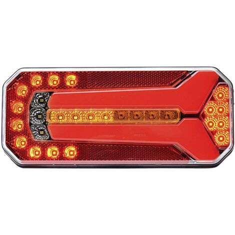 WAS Fanale posteriore per rimorchio Cavi terminali Luce di direzione, Luce di stop, Retronebbia, Fanale posteriore post