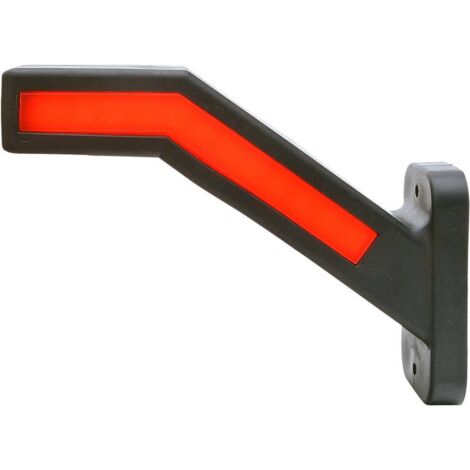 WAS Luce di ingombro Cavi terminali Luce di segnalazione, Luce di posizione laterale, sinistra 12 V, 24 V Rosso, Bianco