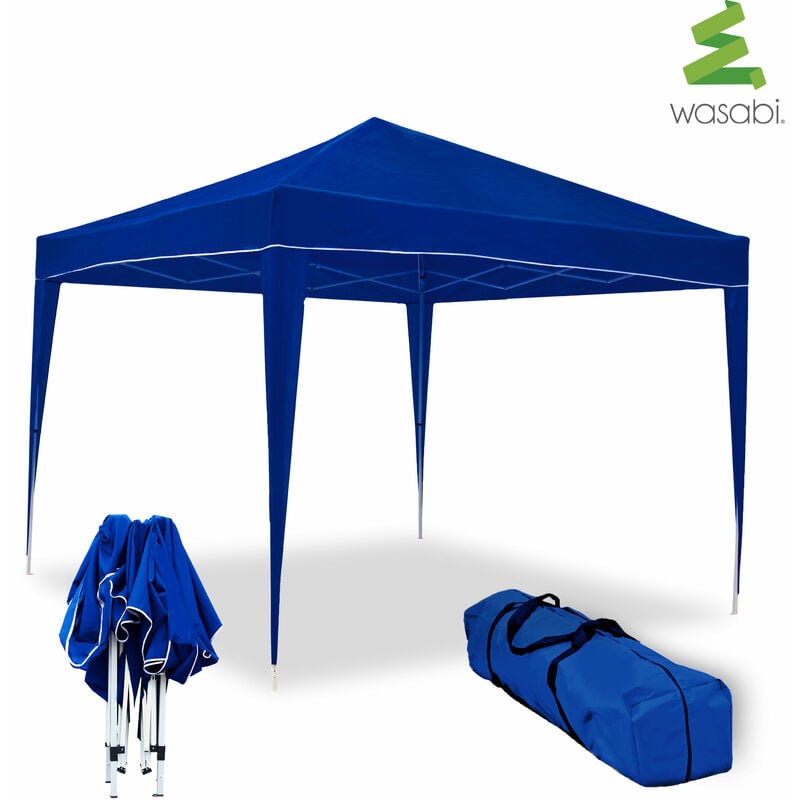 Tenda pieghevole in alluminio Wasabi Classic 3x3m blu