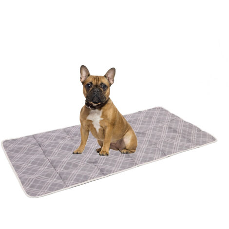 [Waschbare Trainingsmatte für Haustiere] Saugfähig, wasserdicht, wiederverwendbar – Trainingsmatte für Hunde und Katzen, 119 x 61 cm (47 x 24 Zoll) – Flanell, Baumwolle, TPU – Größe M
