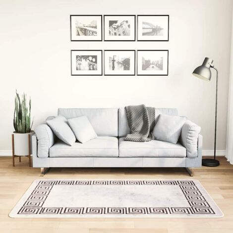 Waschbarer rutschfester Teppich 80x150 cm Beige