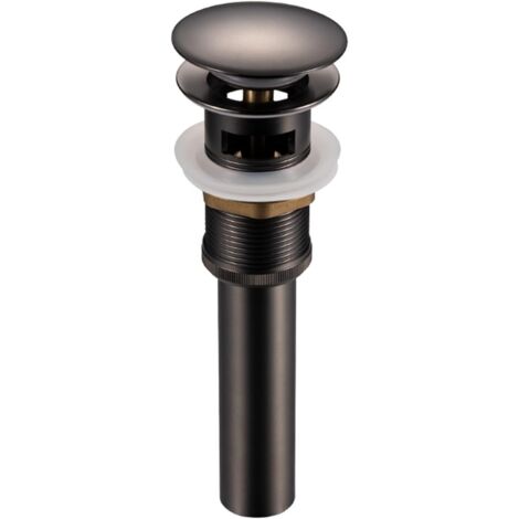 Waschbeckenabfluss mit Überlauf, Messing-Clic-Clac-Abfluss, 1 1/4 Zoll Clic-Clac-Abfluss
