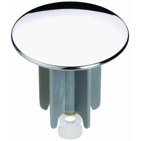 Waschbeckenstöpsel, Excenterstopfen, chrom, großer Durchmesser Ø 64mm, Ventilabdeckung