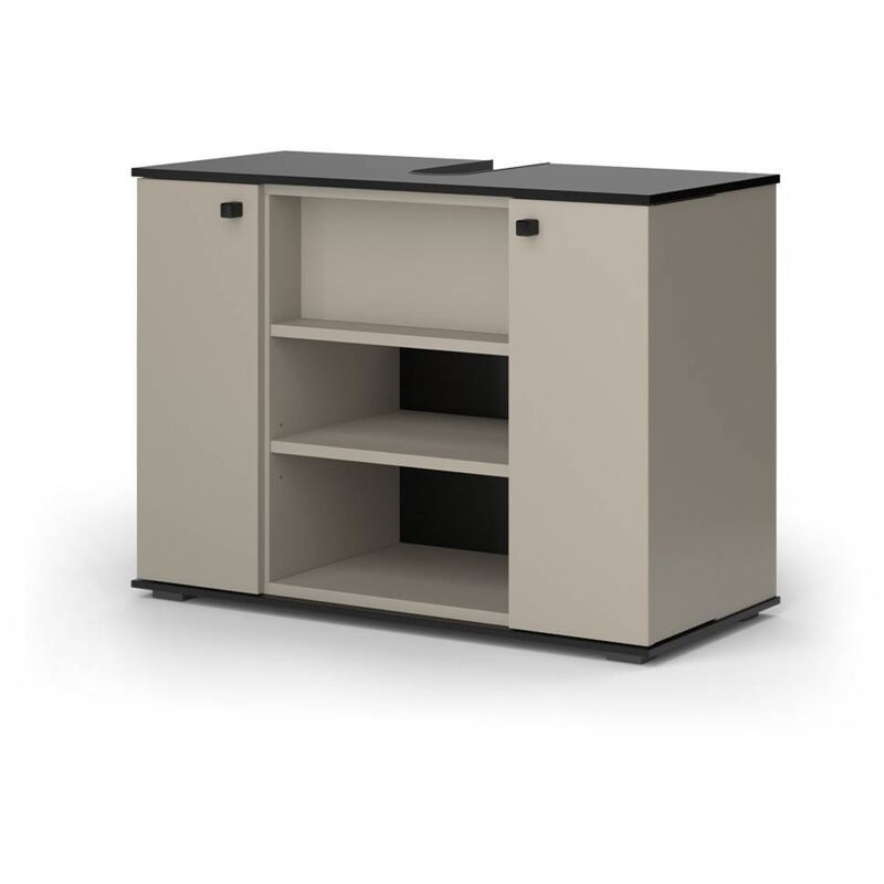 Waschbeckenunterschrank Joli, Greige, 80 X 59 Cm Mit 2 Türen Vicco