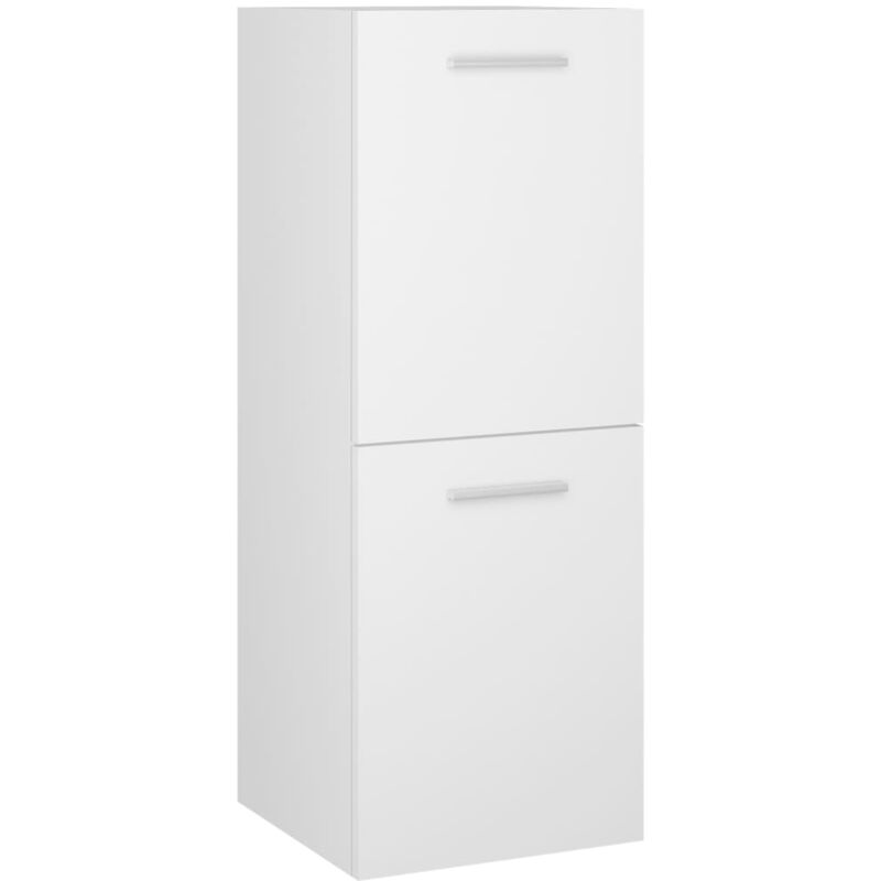 Badezimmerschrank Weiß 30x30x80 Cm Holzwerkstoff Vidaxl
