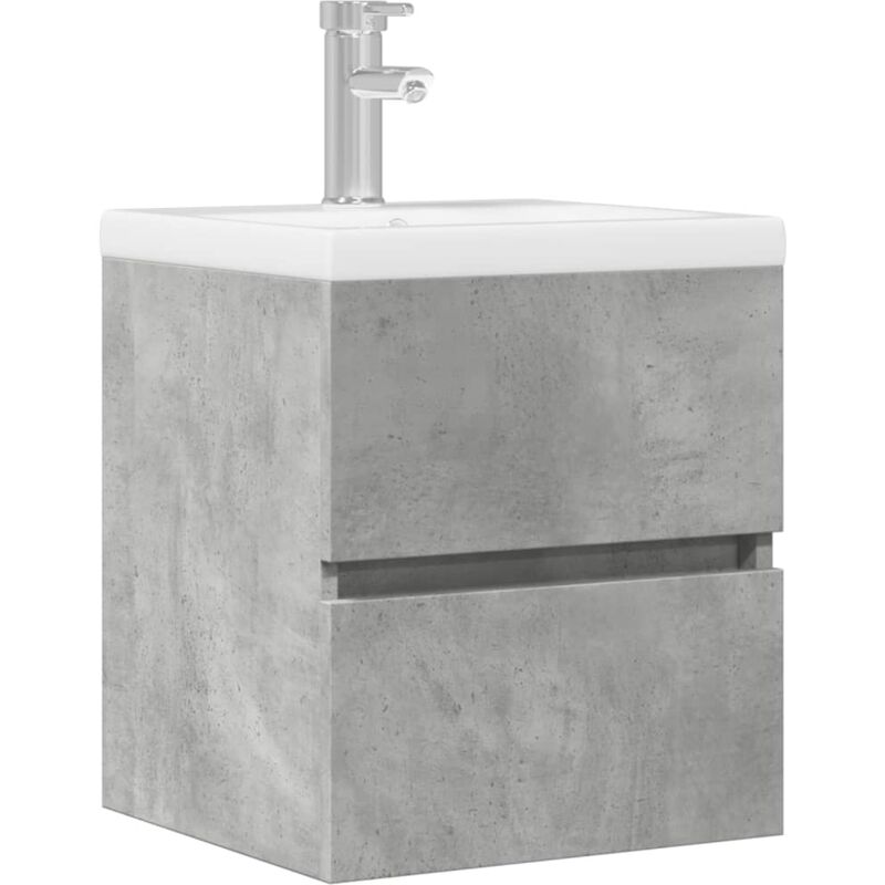 Waschbeckenunterschrank Betongrau 41x38, 5x45 Cm Holzwerkstoff Vidaxl