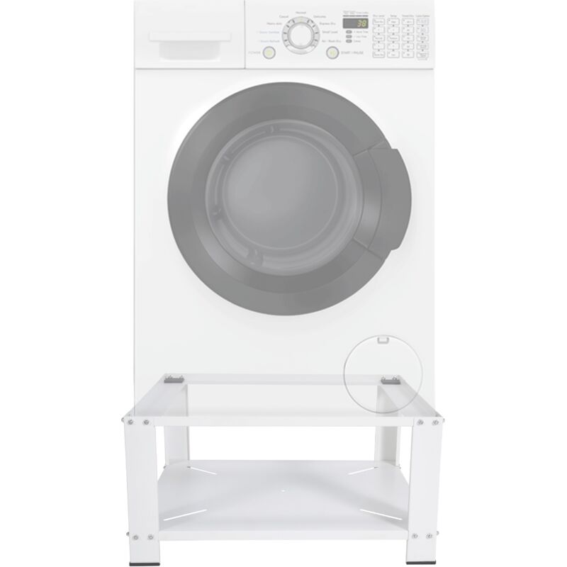 CLP - Support pour machine à laver Lunas Blanc