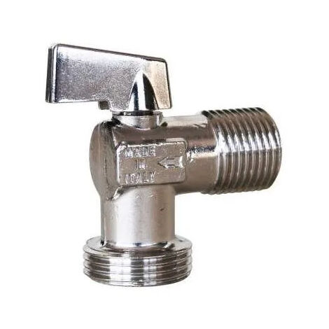 Waschmaschinenwasserhahn Kugel 1/2" Auslauf 3/4 Sferaco