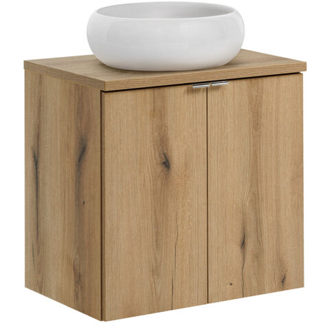 Waschtisch 60cm, in Eiche, NEWPORT-56-OAK