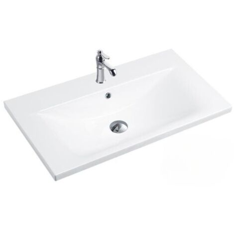 Waschtisch 81x46,5x18 cm weiß