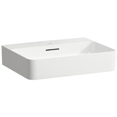 Waschtisch Laufen VAL 550 x 155 x 420 mm, mit Überlauf, 1 Hahnloch mittig, weiß - H8102820001041